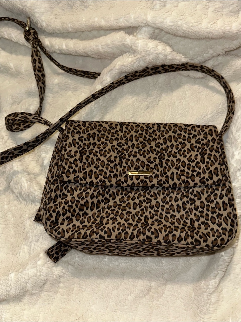 St. John's Bay Leopard Print Crossbody Bag - Brown/Black